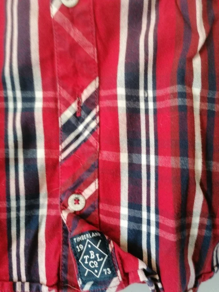 Camisa de manga longa para menino de 5 anos Timberland algodão – photo 5